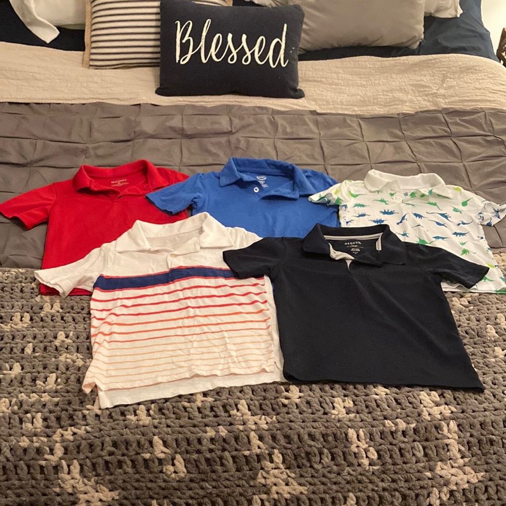 Bundle of 7 boys collared shirts